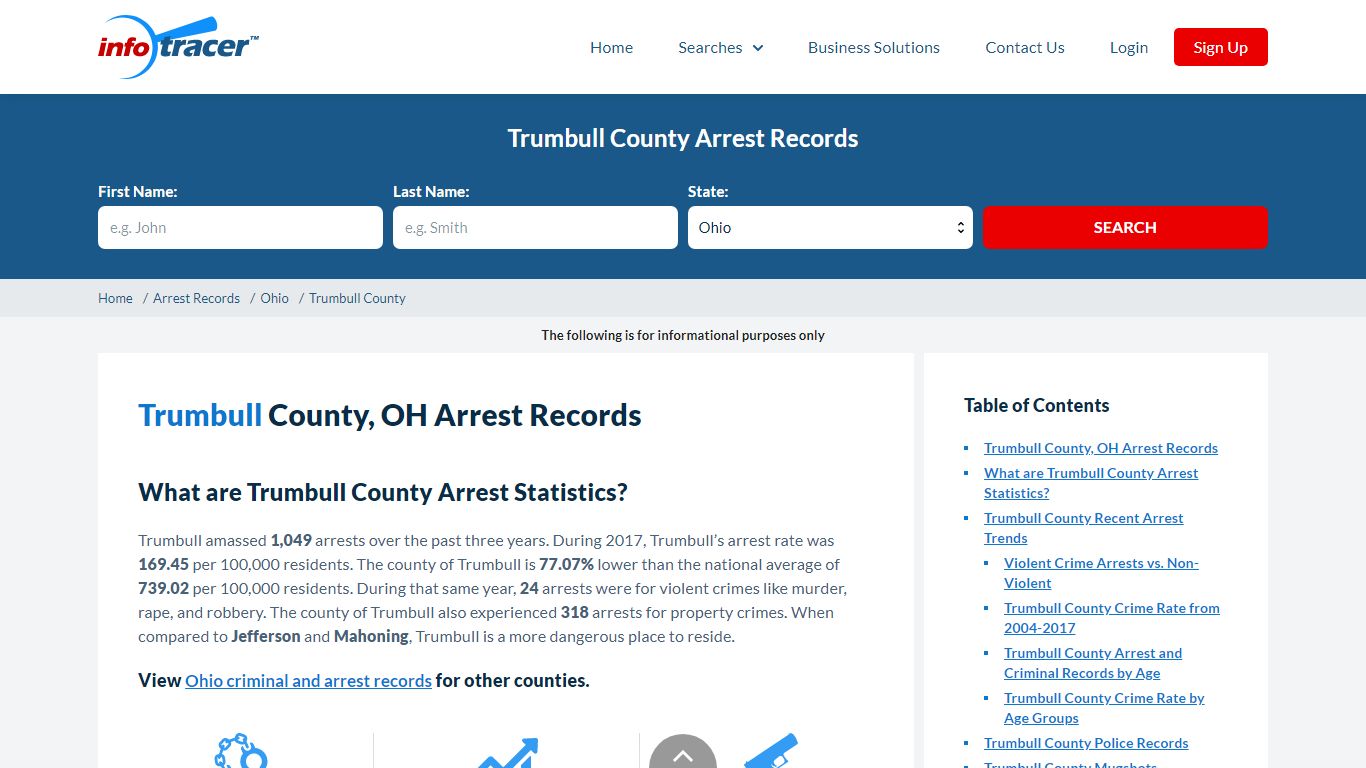 Trumbull County, OH Arrests, Mugshots & Jail Records ...